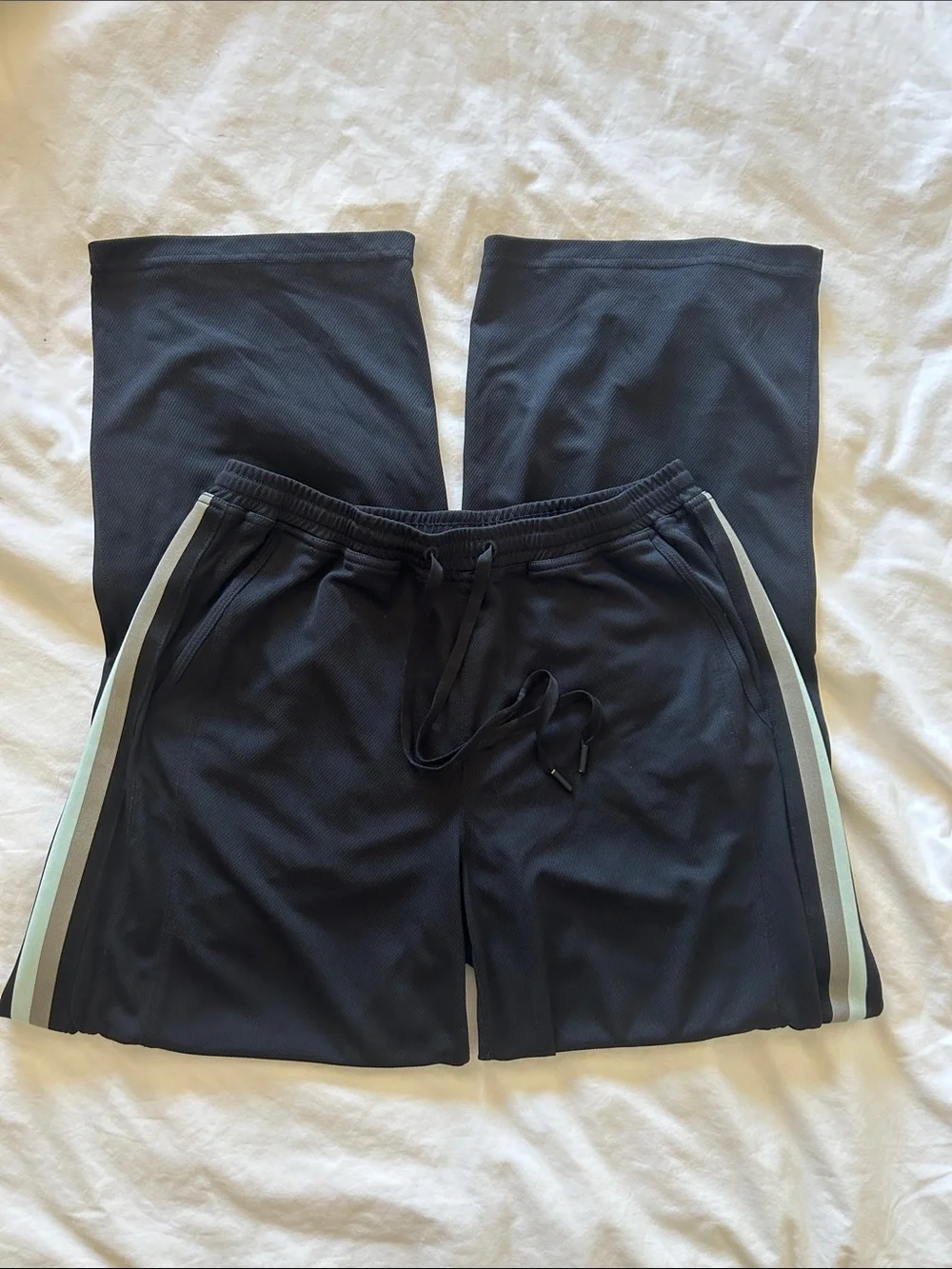 Free People One on One Mesh Pants Athleisure Gym Stripe Track